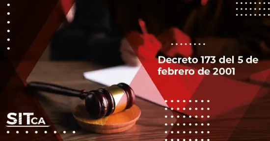 Decreto 173 del 5 de febrero de 2001