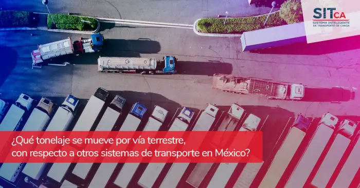 ¿Qué tonelaje se mueve por vía terrestre en México? ¿Qué tonelaje se mueve por vía terrestre en México?