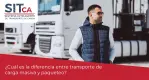 ¿Cuál es la diferencia entre transporte de carga masiva y paqueteo? ¿Cuál es la diferencia entre transporte de carga masiva y paqueteo?